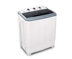 Devanti Portable Washing Machine Twin Tub 5KG White