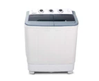 Devanti Portable Washing Machine Twin Tub 5KG White