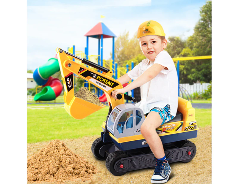 Keezi Ride On Car Toys Kids Excavator Digger Sandpit Bulldozer Car Pretend Play