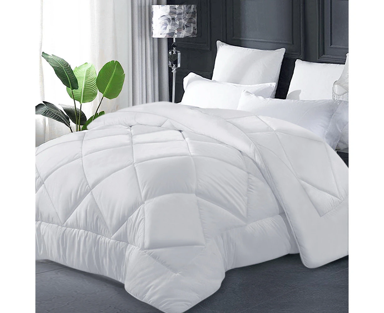 Giselle Bedding 400GSM Microfibre Bamboo Quilt Super King