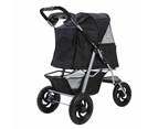 i.Pet Pet Stroller Dog Pram Large Cat Carrier Travel 3 Wheels Foldable Pushchair