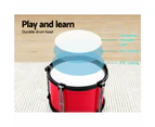 Keezi Kids Drum Kit Set Pretend Play Junior Drums Musical Toys Childrens 7pcs