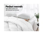 Giselle Bedding 700GSM Microfibre Bamboo Quilt Super King