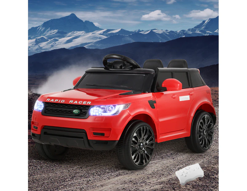 Rigo Kids Electric Ride On Car SUV Range Rover-inspired Cars Remote 12V Red