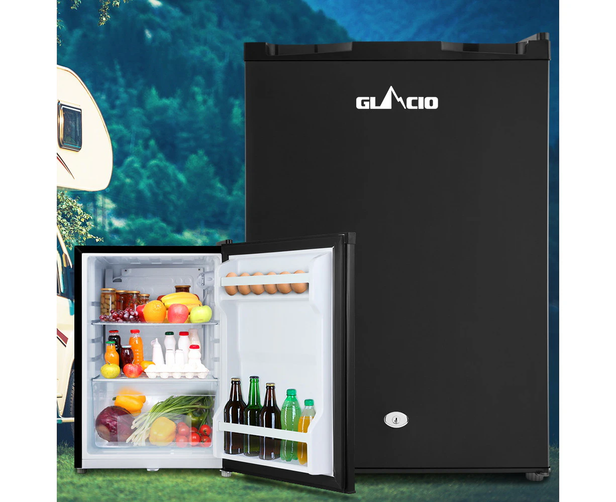 Glacio 80L Portable Fridge Freezer Bar Upright 12V/24V/240V Camping Caravan