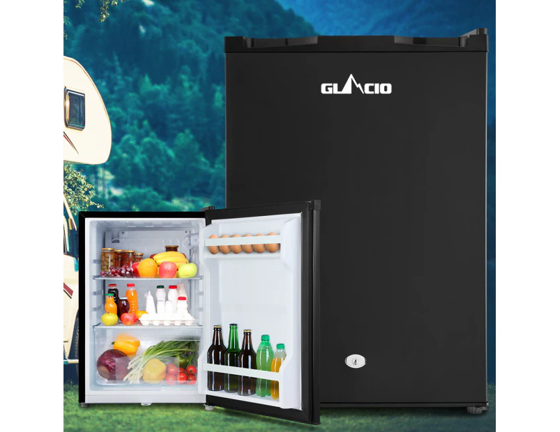 Glacio 80L Portable Fridge Freezer Bar Upright 12V/24V/240V Camping Caravan