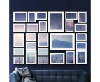 26PCS Wall Hanging Photo Frame Set - White