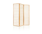 Artiss 3 Panel Room Divider Screen 131x179cm Natural