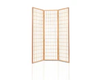 Artiss 3 Panel Room Divider Screen 131x179cm Natural