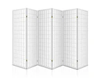 Artiss 6 Panel Room Divider Screen 261x179cm White