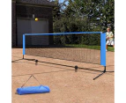 Everfit 3m Badminton Tennis Net Portable Volleyball Kit Adjustable Height