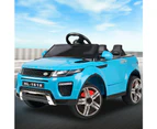 Rigo Kids Electric Ride On Car SUV Range Rover-inspired Toy Cars Remote 12V Blue