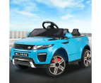 Rigo Kids Electric Ride On Car SUV Range Rover-inspired Toy Cars Remote 12V Blue