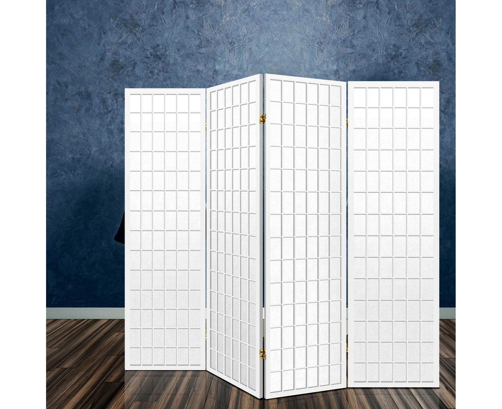 Artiss 4 Panel Room Divider Screen 174x179cm White