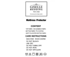Giselle Bedding Mattress Protector Bamboo Single