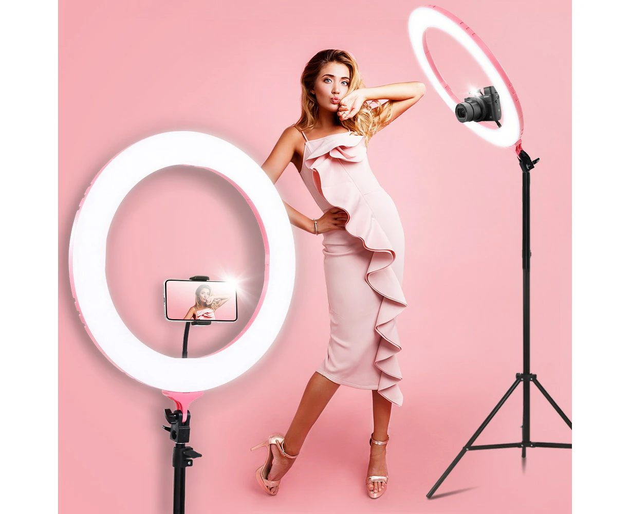 Embellir Ring Light 19" Tripod Stand Pink