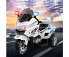 Rigo Kids Electric Ride On Patrol Police Car BMW-Inspired S1K 6V Battery White