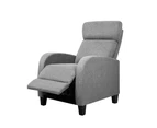 Artiss Recliner Chair Sofa Armchair Fabric