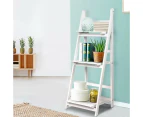 Artiss Bookshelf Corner Shelf 3 Tiers - ZANE White