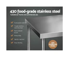 Cefito 760x760mm Stainless Steel Kitchen Bench 430
