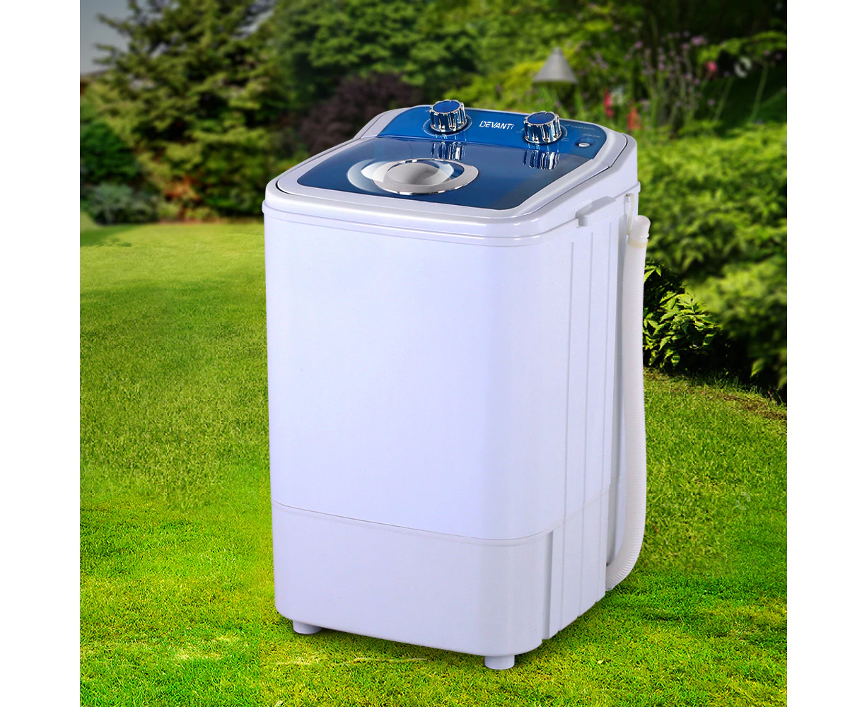 Devanti Portable Washing Machine 4.6KG Blue