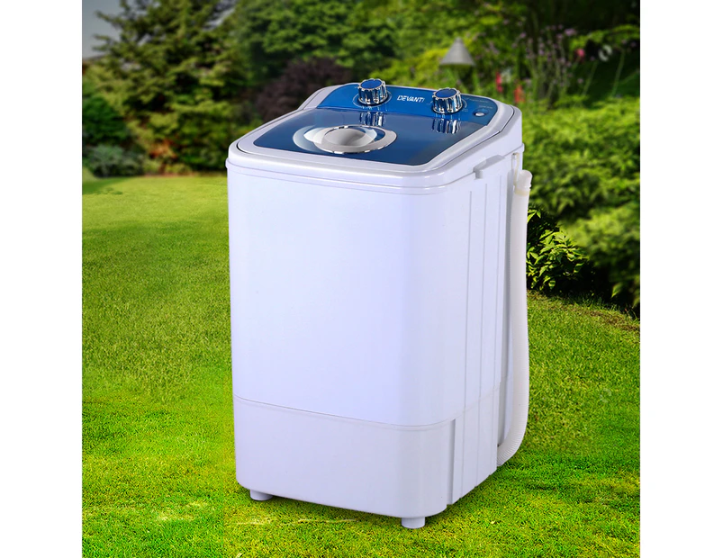 Devanti Portable Washing Machine 4.6KG Blue