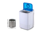 Devanti Portable Washing Machine 4.6KG Blue