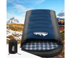 Weisshorn Sleeping Bag Single Thermal Camping Hiking Tent Blue -20℃