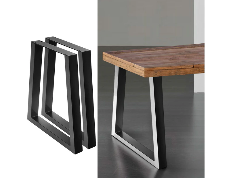 Artiss Metal Table Legs DIY Trapezoid 45X65CM Set of 2