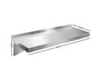 Cefito 900mm Stainless Steel Kitchen Wall Shelf Mounted Rack