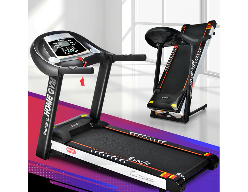 Everfit Treadmill Electric Auto Incline Home Gym Fitness Excercise Machine 450mm