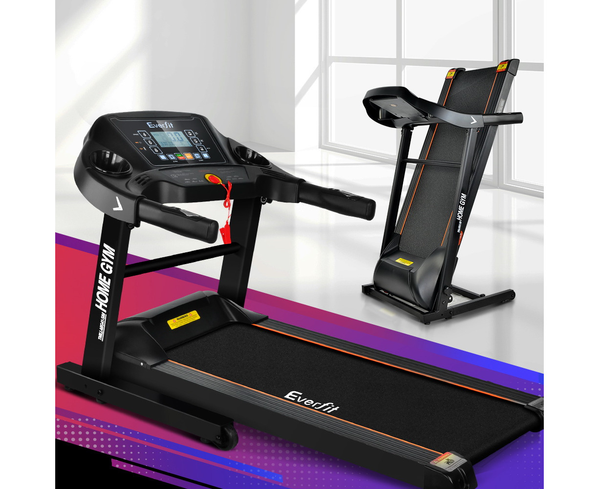 Everfit Treadmill Electric Home Gym Fitness Exercise Machine Foldable 400mm  | Catch.com.au