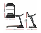 Everfit Treadmill Electric Home Gym Fitness Excercise Machine Foldable 400mm