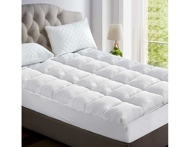 Giselle Bedding Mattress Topper Pillowtop Bamboo Single