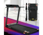 Everfit Treadmill Electric Home Gym Fitness Excercise Fully Foldable 450mm Black