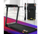 Everfit Treadmill Electric Home Gym Fitness Exercise Fully Foldable 450mm Black