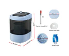 Devanti Portable Washing Machine 3KG Black