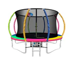 Everfit 12FT Trampoline for Kids w/ Ladder Enclosure Safety Net Rebounder