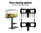 Artiss Floor TV Stand with Bracket Shelf Mount