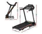 Everfit Treadmill Electric Home Gym Fitness Exercise Machine Hydraulic 420mm