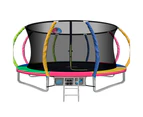 Everfit 14FT Trampoline for Kids w/ Ladder Enclosure Safety Net Rebounder