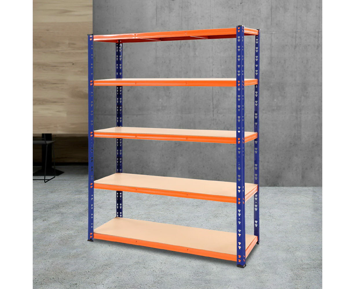 Giantz 1.8M Garage Shelving Warehouse Rack Pallet Racking Storage Shelve Blue