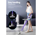 Devanti Stick Vacuum Cleaner Bagless Cordless 150W Purple