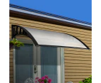 InstaHut Window Door Awning? 1mx4m Transparent Hollow Sheet Plastic Frame