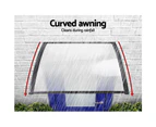 InstaHut Window Door Awning? 1mx4m Transparent Hollow Sheet Plastic Frame