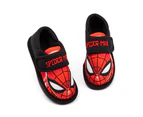 Marvel Boys Velcro Loafer Slippers (Black)