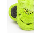 The Grinch Boys Slip On Loafer Slippers (Green)