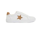 Womens Footwear Sandler Stark White/Animal Sneaker