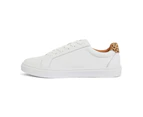 Womens Footwear Sandler Stark White/Animal Sneaker