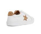 Womens Footwear Sandler Stark White/Animal Sneaker